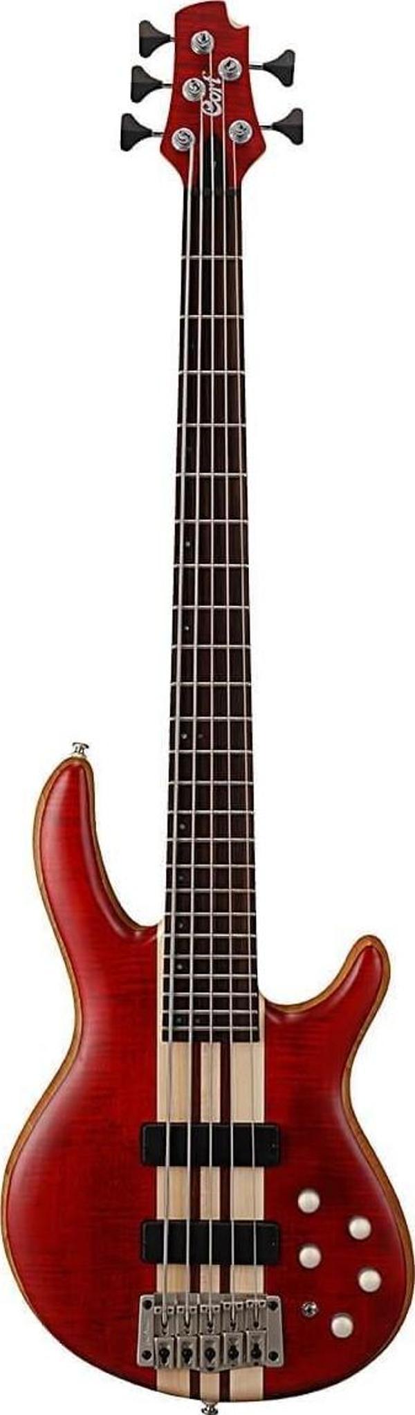 BAS GİTAR 5 TELLİ OPEN PORE BLACK CHERRY - Image 1