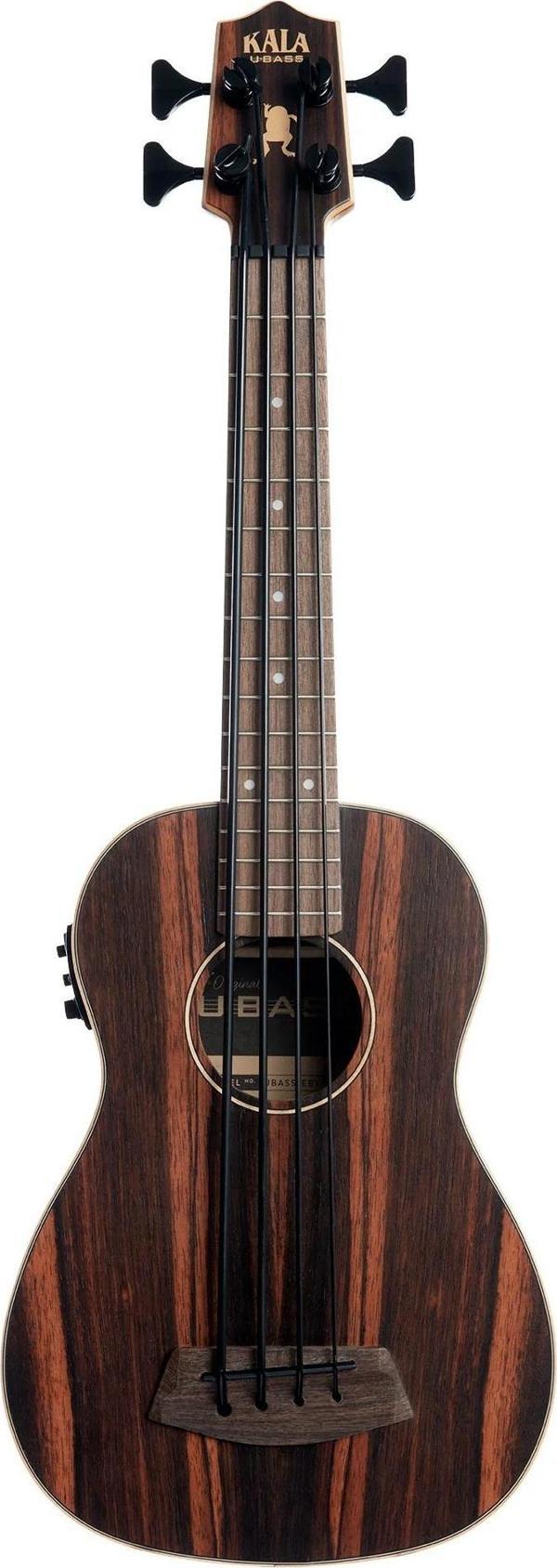 Kala U-bass Şeritli Abanoz Elektro Akustik Mini Bas Gitar - Image 1