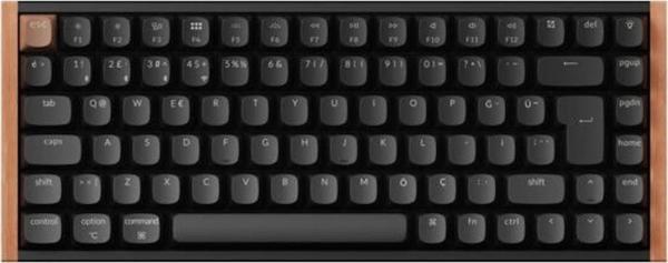 Keychron K2 HE Special Edition Siyah %75 Gateron Magnetic Nebula Manyetik Switch Hall Effect RGB Kablosuz Hotswap Mekanik Gaming Klavye (K2H-F1-TR) - Image 1