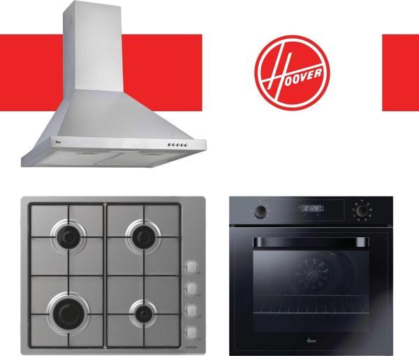 Hoover & Candy Miventa Ankastre Set (HCH6MXTK + CHW6LX + HOT3051BI/E) - Image 1