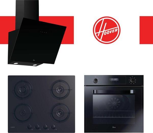 Hoover & Candy Solava Ankastre Set (HDG6C1GBTK + CVW6BB + HOT3051BI/E) - Image 1