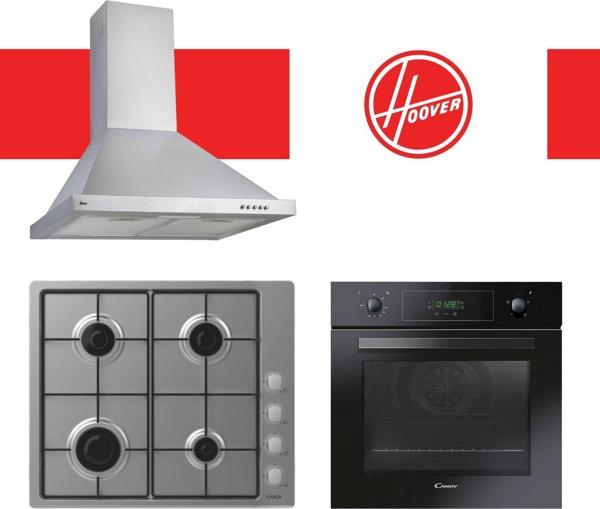 Hoover & Candy Serenta Ankastre Set (HCH6MXTK + CHW6LX + FCP405N/E) - Image 1