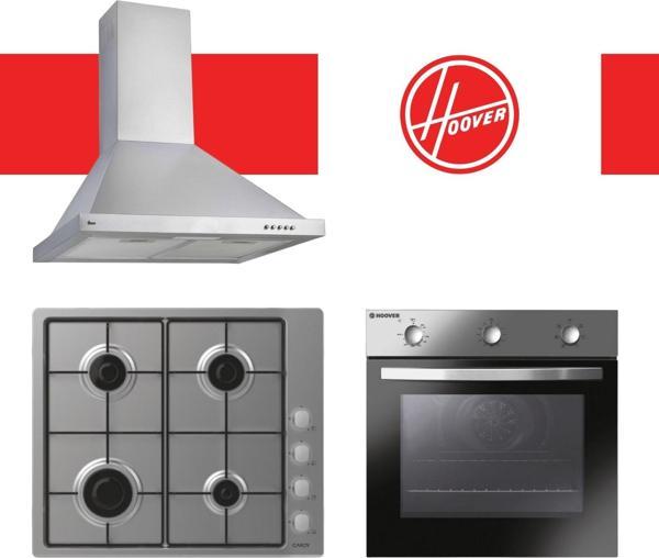 Hoover & Candy Nuvanti Ankastre Set (HCH6MXTK + CHW6LX + HON602X-TN) - Image 1