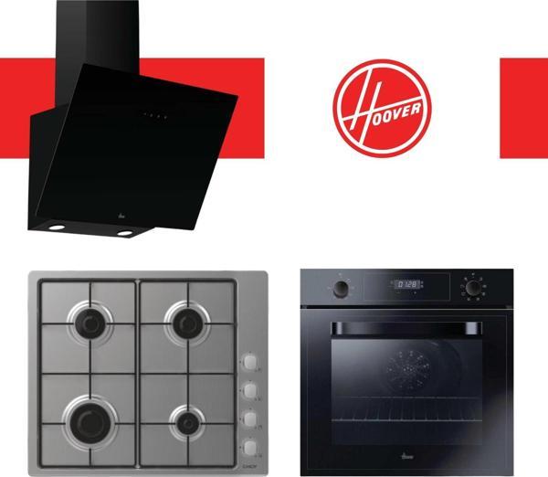 Hoover & Candy Vassena Ankastre Set (HDG6C1GBTK + CHW6LX + HOT3051BI/E) - Image 1