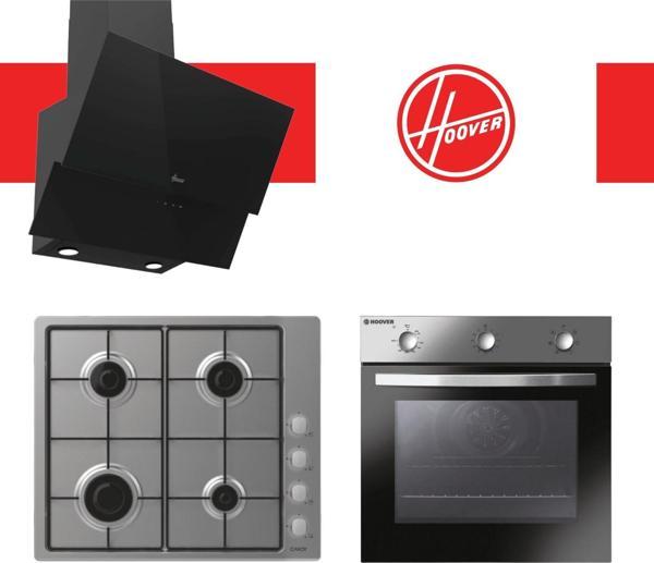 Hoover & Candy Durmira Ankastre Set (HDG6C2GBTK + CHW6LX + HON602X-TN) - Image 1