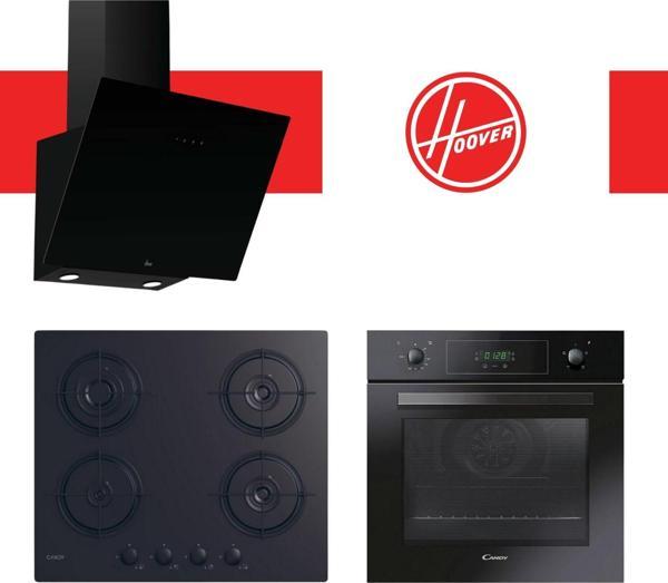 Hoover & Candy Vivara Ankastre Set (HDG6C1GBTK + CVW6BB + FCP405N/E) - Image 1