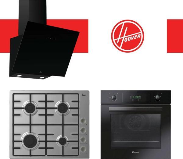 Hoover & Candy Tivessa Ankastre Set (HDG6C1GBTK + HHW6LMX + FCP405N/E) - Image 1