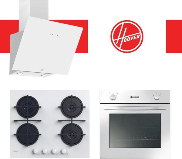 Hoover & Candy Zavora Ankastre Set (HDG6C1GWTK + CVG6WW + HON100W) - Image 1