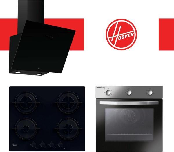 Hoover Meritay Ankastre Set (HDG6C1GBTK + HVW6MBB + HON602X-TN) - Image 1