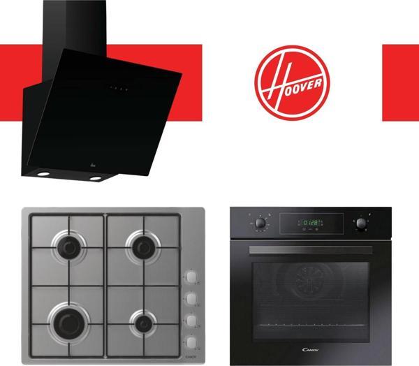 Hoover & Candy Temira Ankastre Set (HDG6C1GBTK + CHW6LX + FCP405N/E) - Image 1