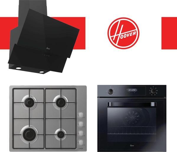 Hoover & Candy Junero Ankastre Set (HDG6C2GBTK + CHW6LX + HOT3051BI/E) - Image 1