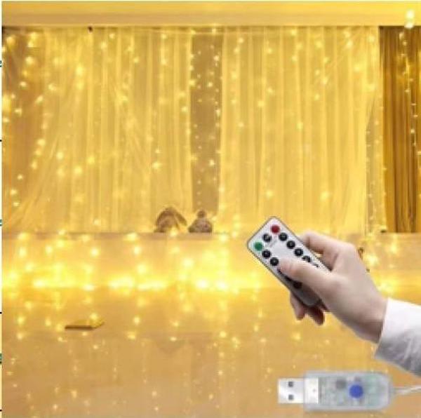 Peri Perde Led 3*3m 300 Led Gün Işığı - Image 1