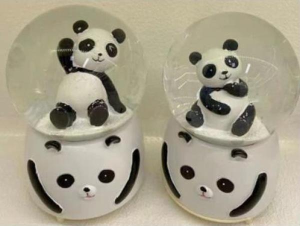 Siyah-Beyaz Panda Kar Küresi Büyük Boy - Image 1