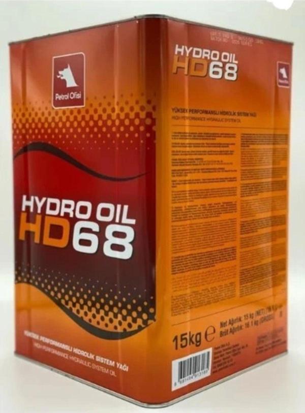 Petrol Ofisi Hydro Oil Hd 68 Teneke 17 Litre 15 Kg - Image 1