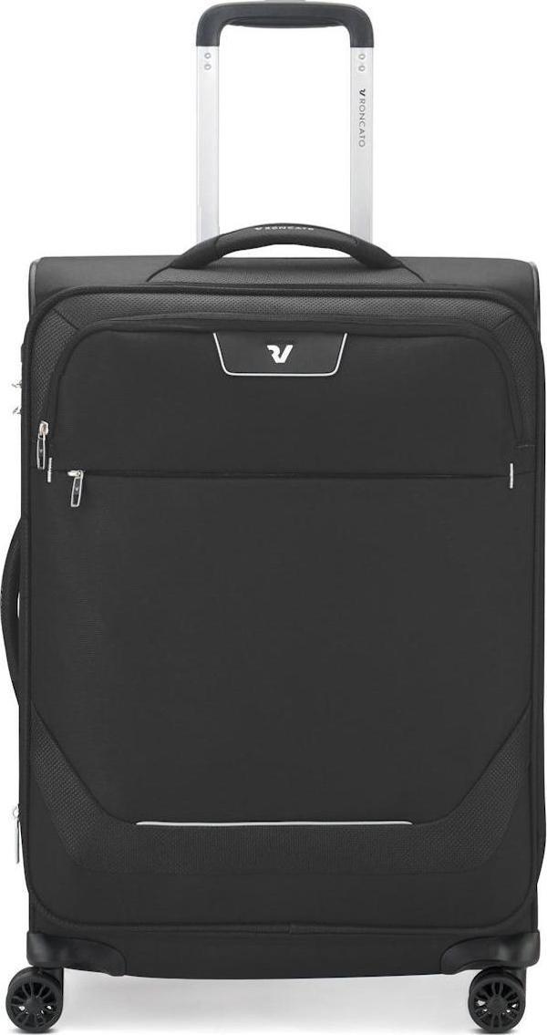 Unisex Valiz 41621201-01 Roncato Joy Medıum Trolley Expandable 63 Cm Nero - Image 1