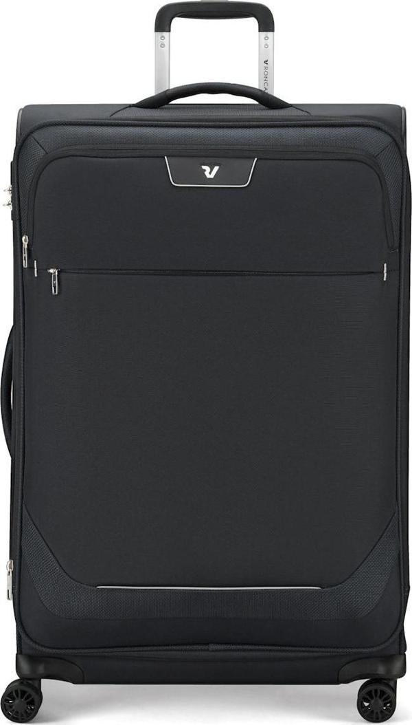 Unisex Valiz 41621101-01 Roncato Joy Large Trolley Expandable 75 Cm Nero - Image 1