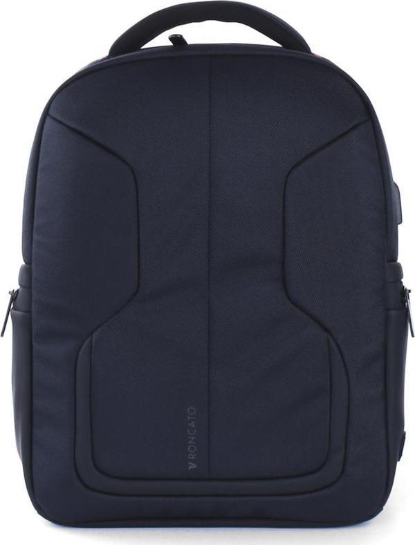 Unisex Laptop Çantası 41722023-23 Roncato Surface Backpack Wıth 14" Laptop Holder Dark Blue - Image 1