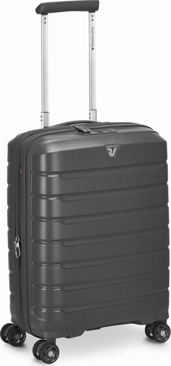 Unisex Valiz 41818322 Roncato B-Flying Carry-On Spinner Expandable 55 Cm Antracite - Image 1