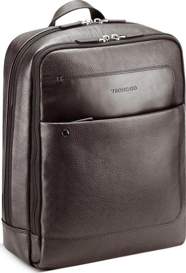 Erkek Sırt Çantası 41242744 Roncato WORK BACKPACK Alaska 15.6" Laptop MOGANO - Image 1