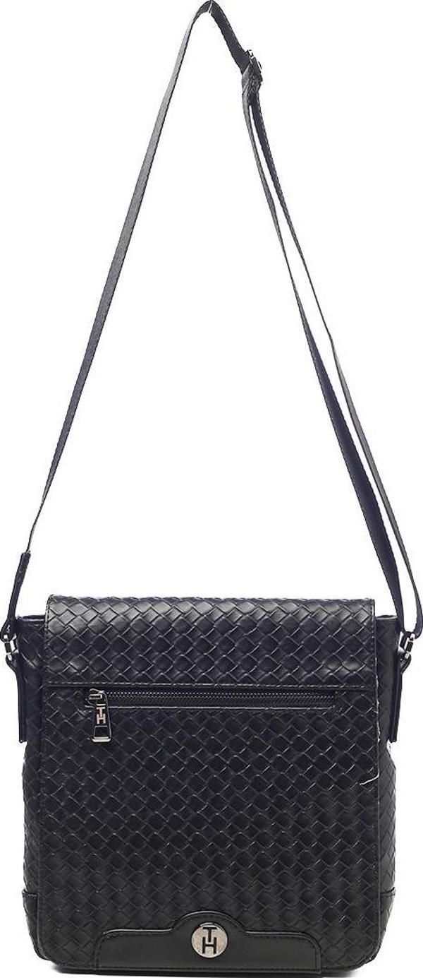 TH Bag Erkek Postacı Çantası TH-YS99-1593 Siyah Örgü - Image 1