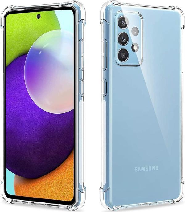 Samsung Galaxy A53 Uyumlu Darbe Önleyici Sararmaya Dayanıklı Airbag Korumalı Ultra Slim TPU Şeffaf Silikon Kılıf - Image 1