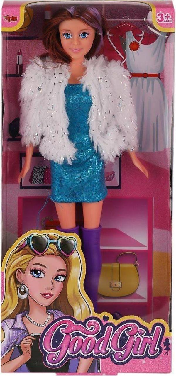 WG-66770 Parlak Elbiseli Ceketli Bebek 29 cm -Vardem - Image 1