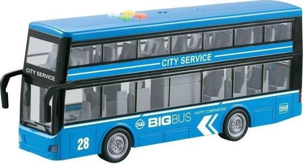 WY912A-B Sesli ve Işıklı Çift Katlı Otobüs 1:16 -Vardem - Image 1