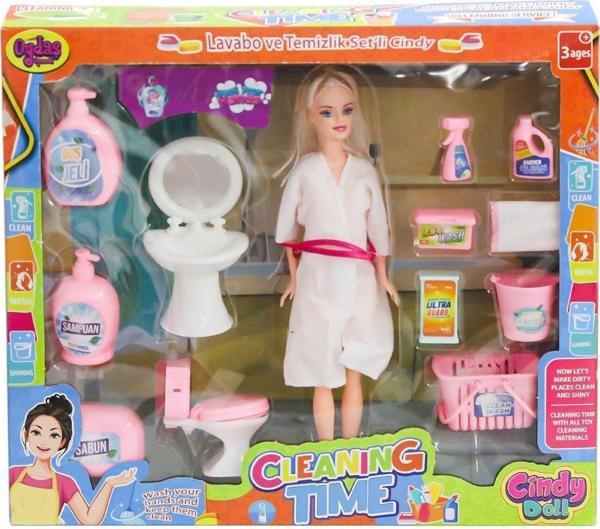 02452 Cindy Doll Bebek Lavabo ve Temizlik Seti  -Oydaş Oyuncak - Image 1