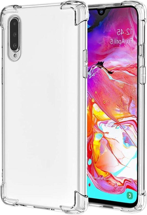 Samsung Galaxy A70/A70s Uyumlu Darbe Önleyici Sararmaya Dayanıklı Airbag Korumalı Ultra Slim TPU Şeffaf Silikon Kılıf - Image 1