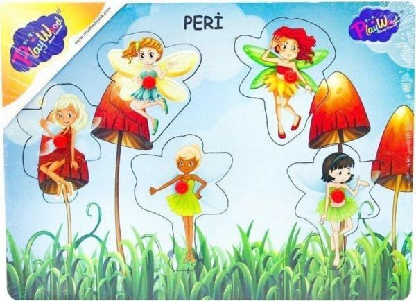 159/160 Onyıl, Ahşap Tutmalı Peri Kızı - Image 1