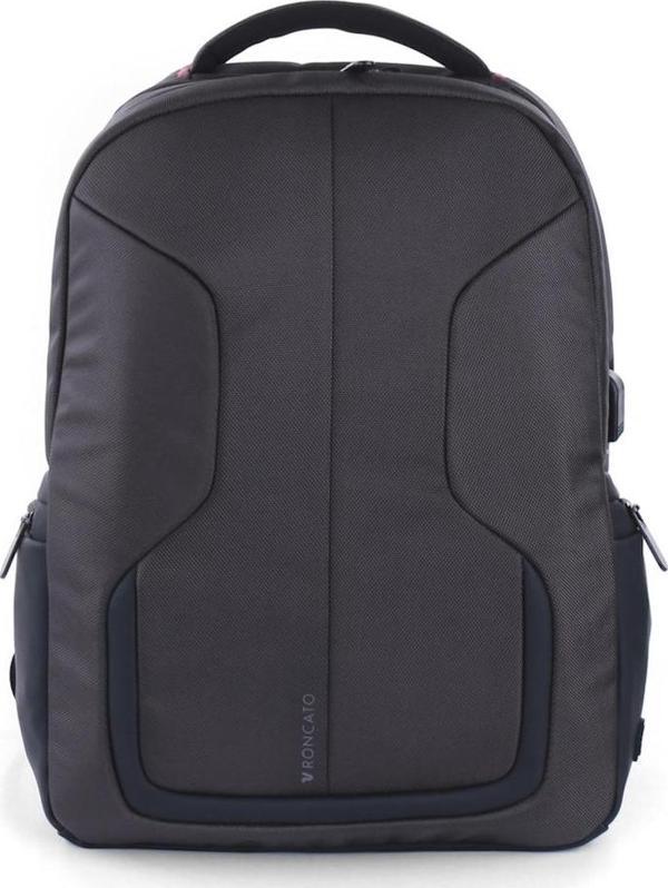 Unisex Laptop Çantası 41722122-22 Roncato Surface Backpack Wıth 15.6" Laptop Holder Anthracite - Image 1