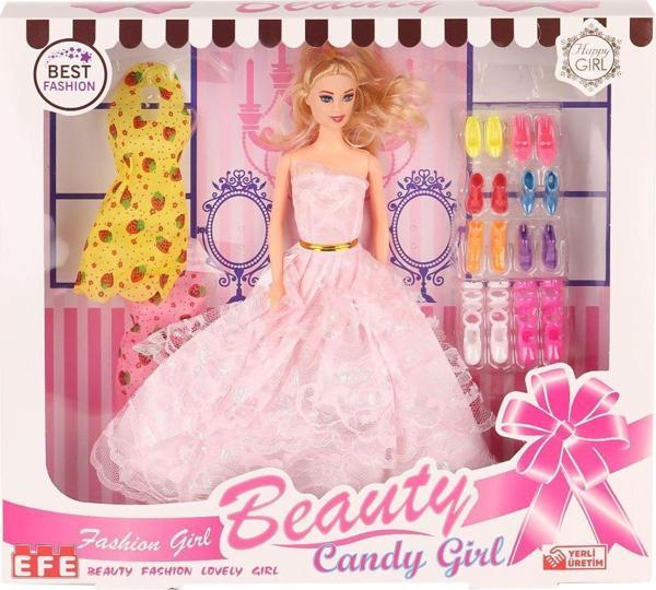 207 Ayakkabı Setli Candy Girl Bebek -Efe Toys - Image 1