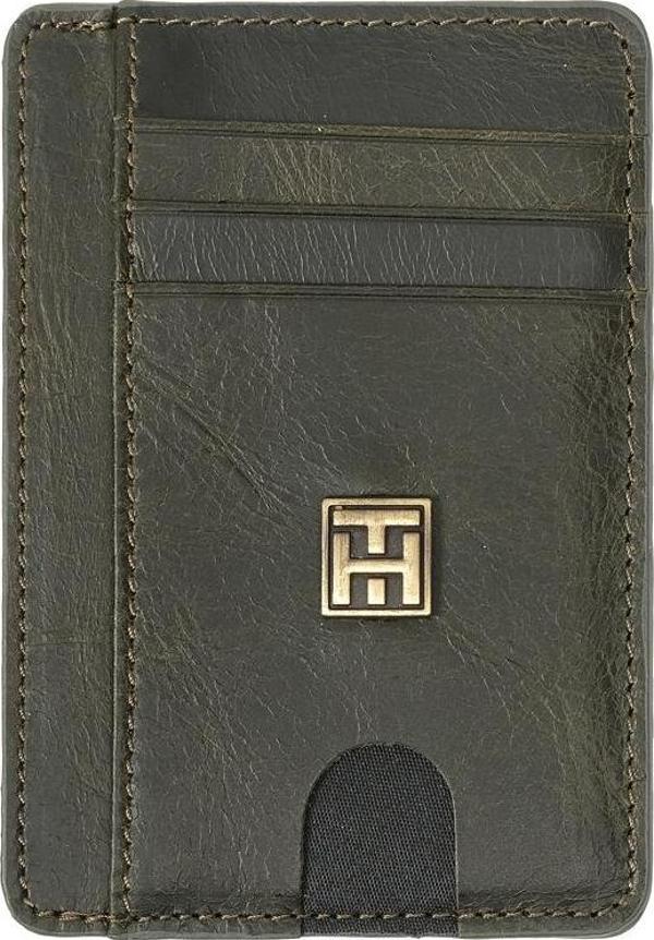 TH Bag Erkek Cüzdan & Kartlık TH-WS358 CRAZY HAKİ - Image 1