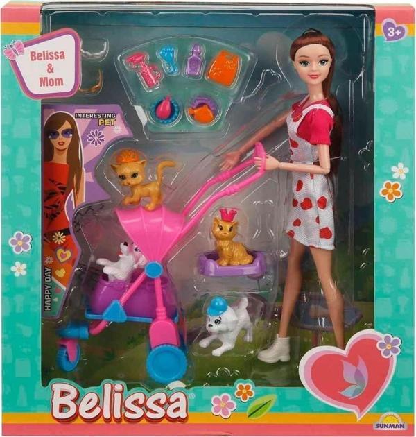 3045 Belissa'nın Annesi ve Sevimli Dostlar 30 cm -Sunman - Image 1