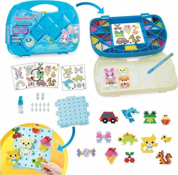 31912 AquaBeads Çantalı Başlangıç Seti 900 parça +4 yaş - Image 1