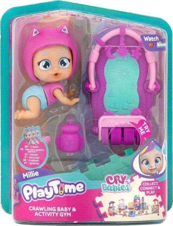CYP04000 Cry Babies Play Time Mini Millie Bebek ve Aktivite Halısı - Image 1