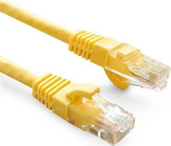 Ods 0.3M Cat6 Utp Lszh Saf Bakır Sarı Patch Kablo - Image 1