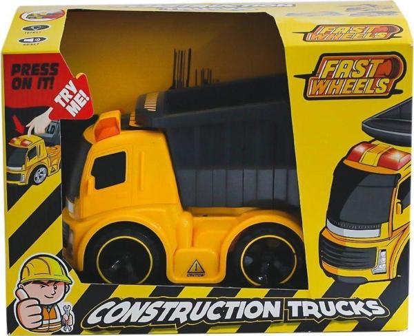 ER-242 Fast Wheels İnşaat Araçları Damperli Kamyon -Erdem Oyuncak - Image 1