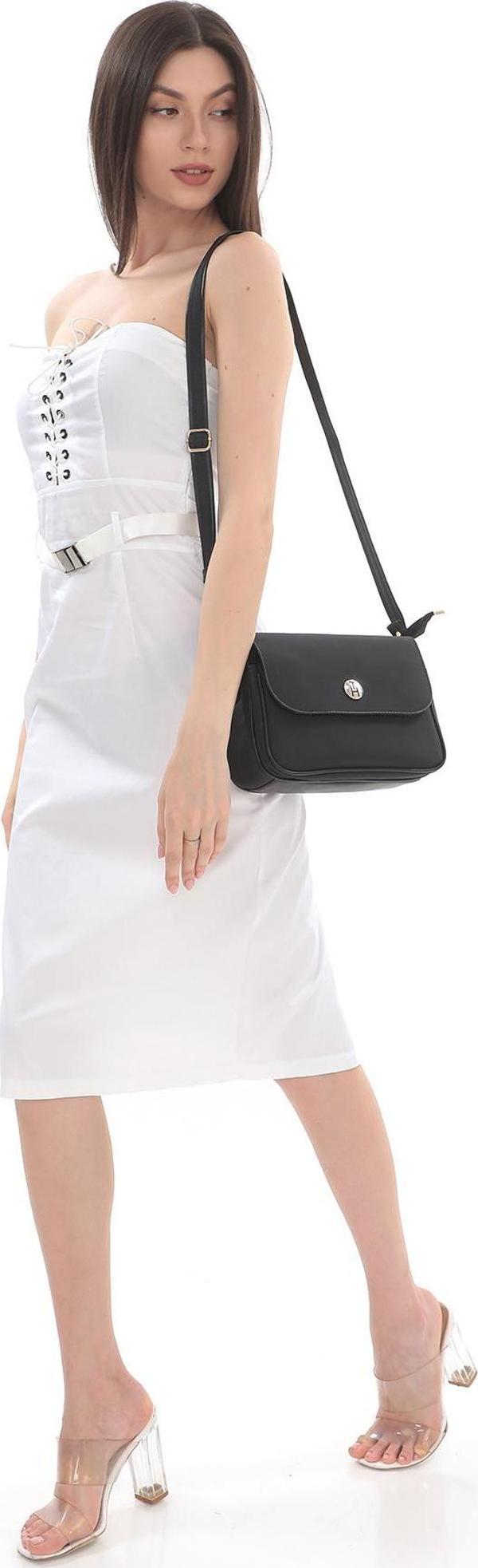 TH Bag Kadın Omuz Çantası TH-YK56110 SİYAH - Image 1
