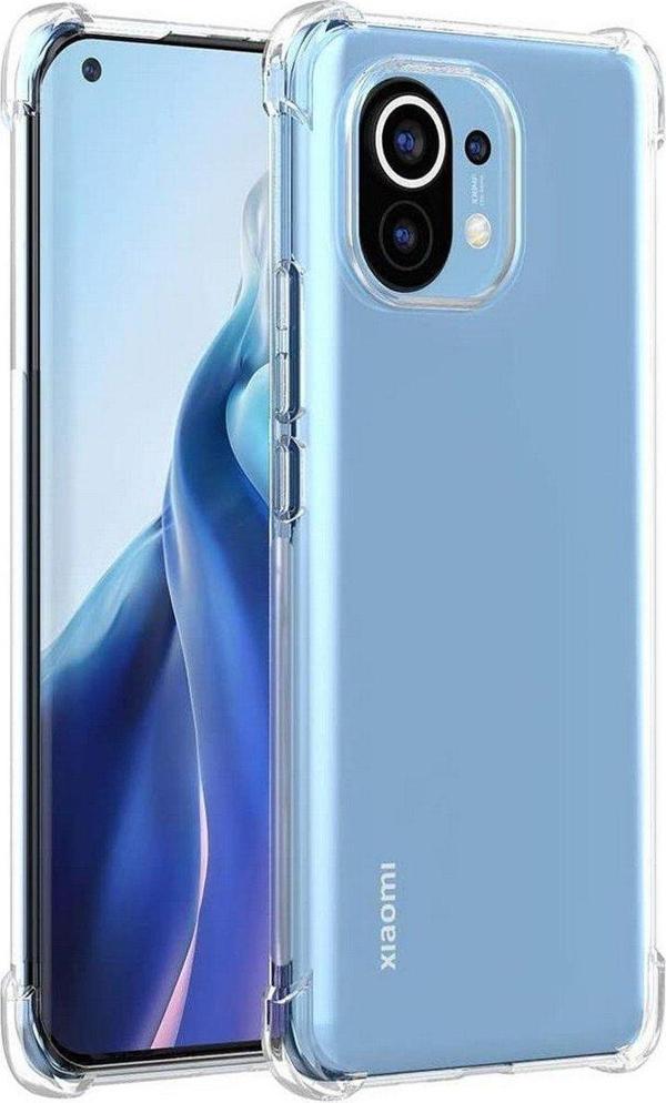 Xiaomi Mi 11 Uyumlu Darbe Önleyici Sararmaya Dayanıklı Airbag Korumalı Ultra Slim TPU Şeffaf Silikon Kılıf - Image 1