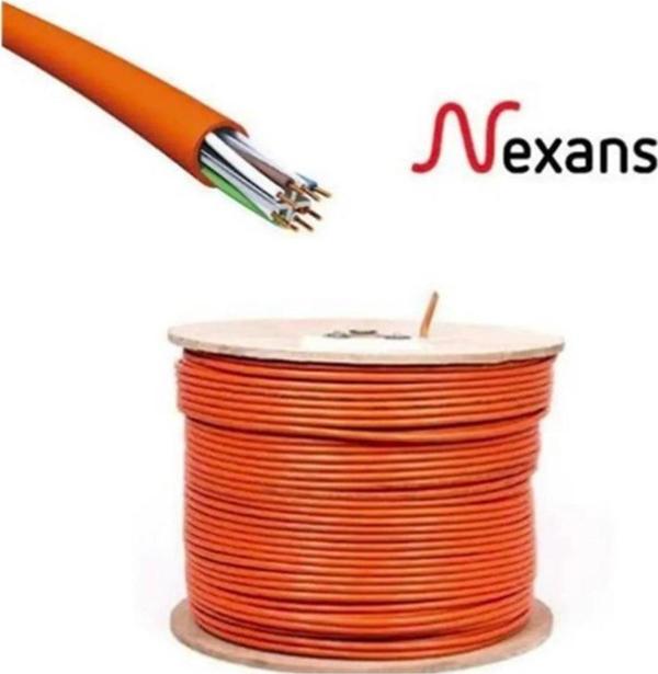 Nexans Cat6 Utp 23Awg Turuncu 500M Saf Bakır Lszh Kablo Lszh Hf - Image 1