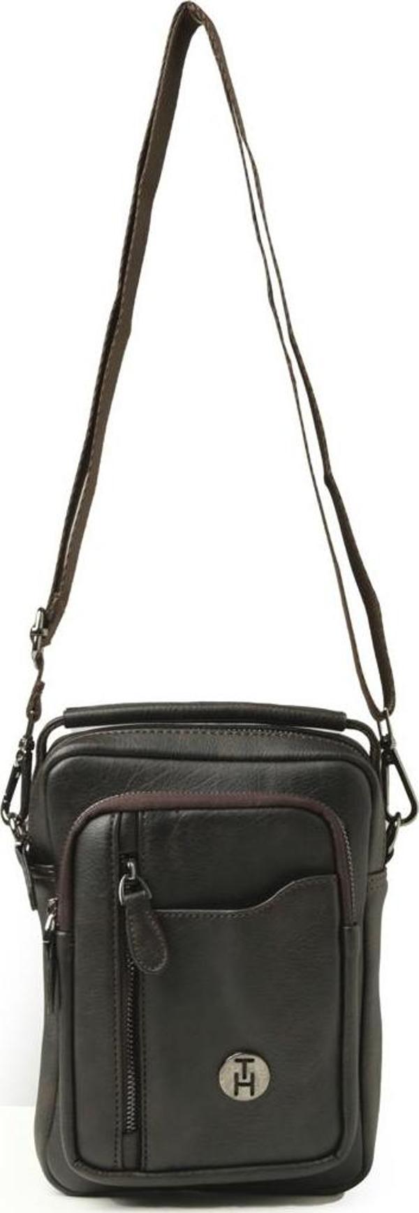TH Bag Erkek El Çantası TH-WS7007ES Kahve - Image 1