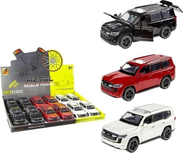 KM-3261D Vardem Çek Bırak 1:32 Işıklı Ve Sesli Metal Land Jeep - Image 1