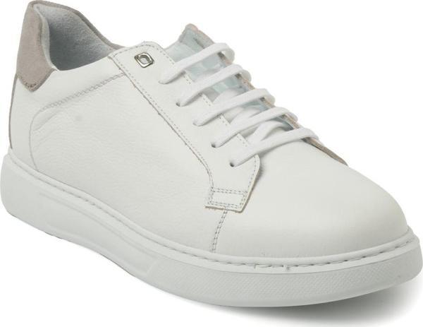 Erkek Sneaker ( Günlük) KA-C11744 John May Casual Beyaz Maçka-Taş Süet - Image 1