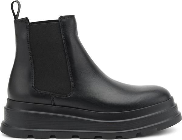 Kadın Bot 86L3 Frau PONCHO Ankle Boot Nero - Image 1