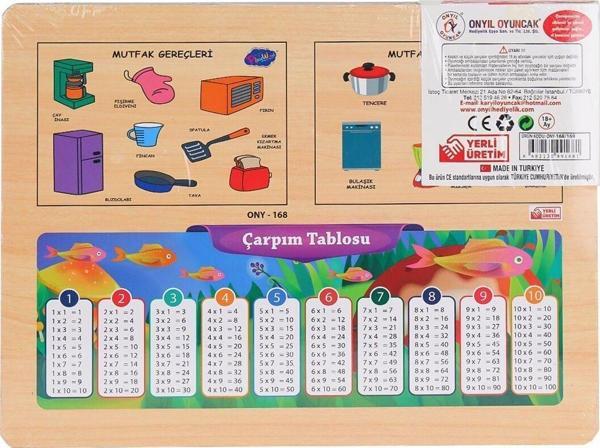 ONY-168-169 Ahşap Tutmalı Mutfak Gereçleri -Onyıl Oyuncak - Image 1