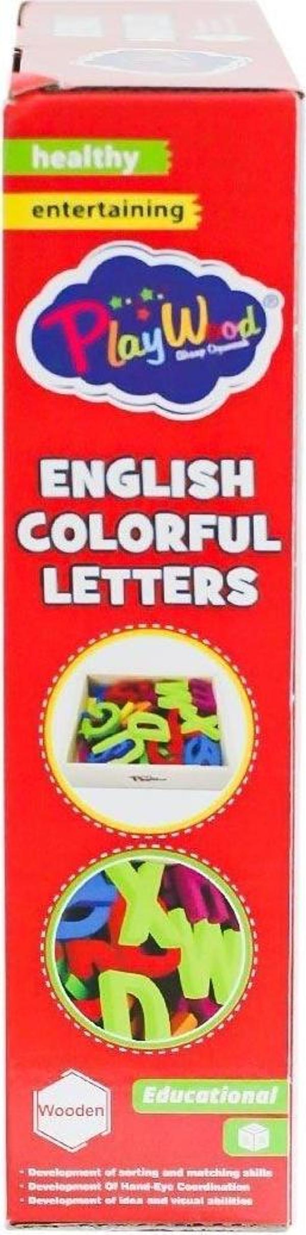 ONY-402 Ahşap Renkli Harfler 33 Parça -Onyıl Oyuncak - Image 1