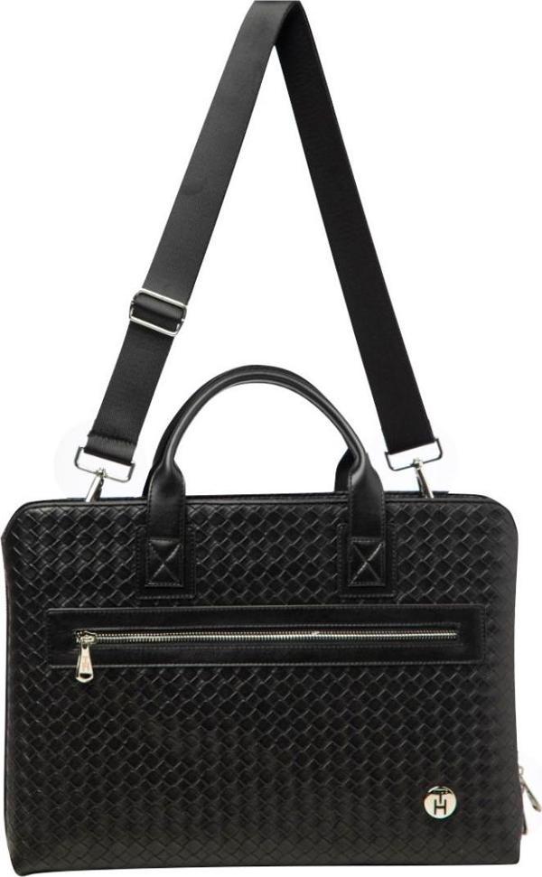 TH Bag Erkek Evrak Çantası TH-YS99-1945 Siyah Örgü - Image 1