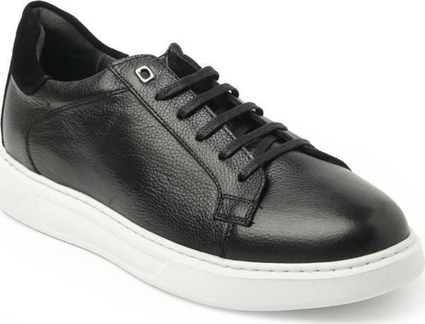 Erkek Sneaker ( Günlük) KA-C11744 John May Casual Siyah Maçka-Siyah Süet - Image 1