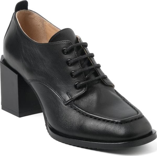Kadın Oxford ( Klasik) TU-1602 101 John May SİYAH - Image 1